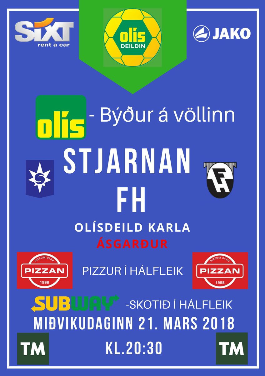 Rögnvaldur Ágúst (@reginskytta) on Twitter photo Stjörnumenn nær og fjær.
Handbolti á gamla heimavellinum í Ásgarði!
Olís ættlar að bjóða á leik <a href="/stjarnanhandb/">Stjarnan Handbolti</a> og <a href="/FH_Handbolti/">FH Handbolti</a>, höfðingjar heim sð sækja😍
#olisdeildin #seinnibylgjan Stjörnumenn nær og fjær.
Handbolti á gamla heimavellinum í Ásgarði!
Olís ættlar að bjóða á leik <a href="/stjarnanhandb/">Stjarnan Handbolti</a> og <a href="/FH_Handbolti/">FH Handbolti</a>, höfðingjar heim sð sækja😍
#olisdeildin #seinnibylgjan