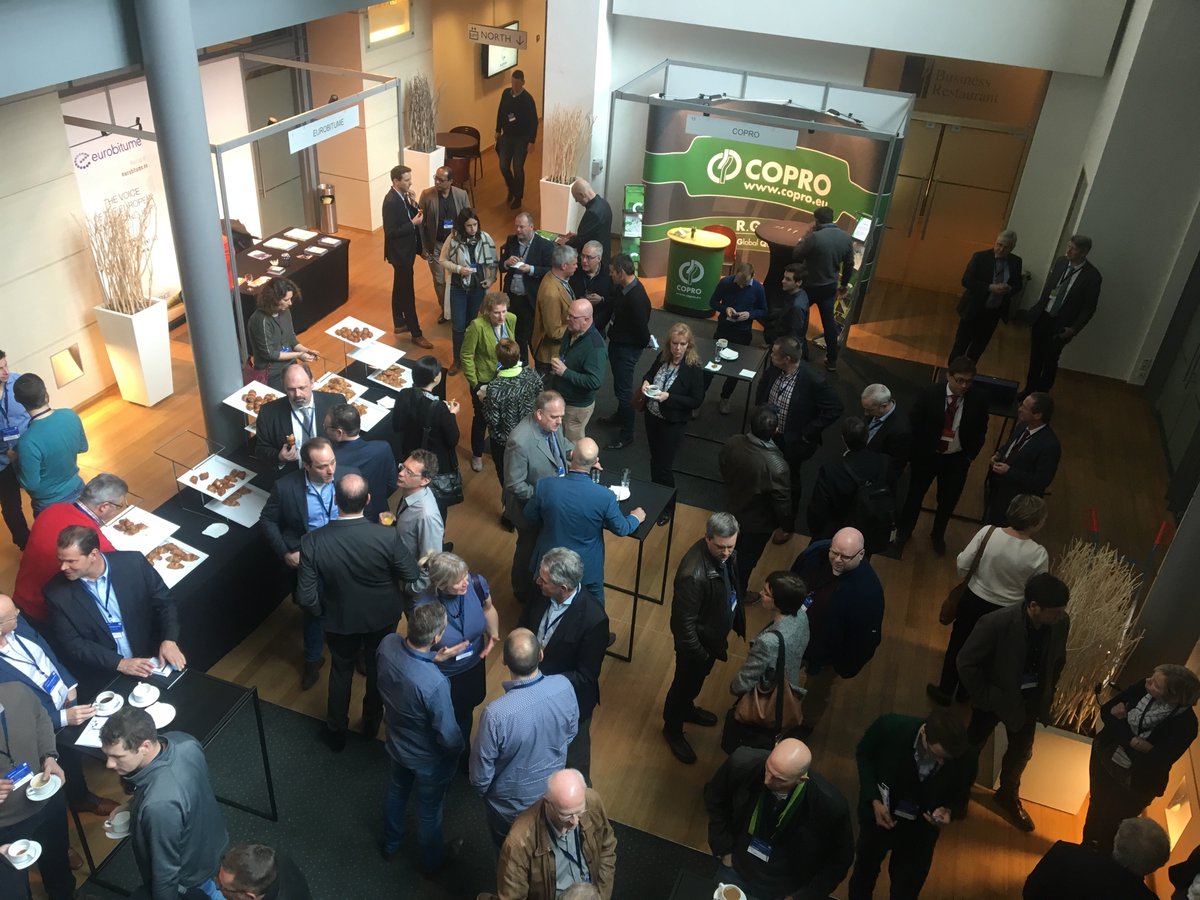 eurobitume's tweet photo. It’s #coffeebreak! More #presentations to come at #asphalt & #bitumen Day 2018. #ABday2018 https://t.co/zS2c7aQW3k