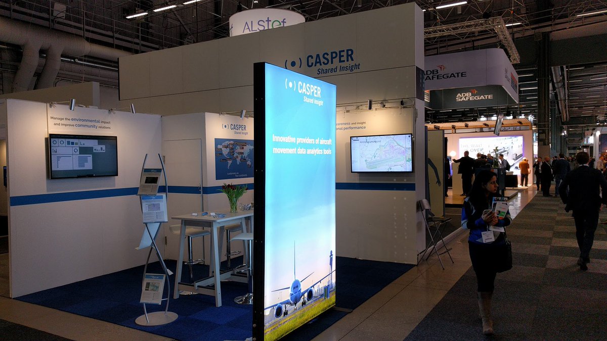 Casper_Aero's tweet photo. Are you ready for another great day at the #PTEStockholm? The Casper-team is ready to answer all your #noise questions at booth 225.  #Aviation #Sharedinsight https://t.co/cr2ono9eYZ