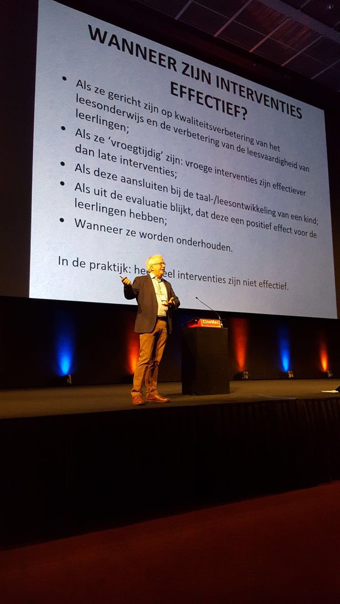 Kees Vernooy geeft tips over effectieve leesinterventies. <a href="/Lexima/">Lexima</a> #NDC18