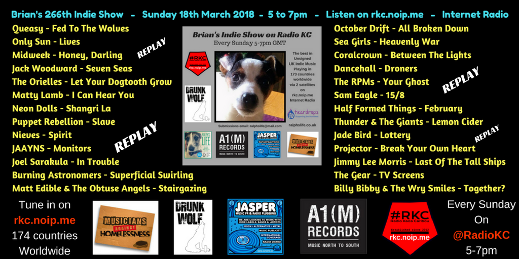Remembering Ralph's Life with The Life of Brian (@fruitbatwalton) on Twitter photo Missed Brian's Indie Show on <a href="/RadioKC/">#𝗥𝗞𝗖</a>
#REPLAY from here: fruitbatwalton.blogspot.co.uk/2018/03/brians…
Tracks by:
<a href="/queasyuk/">Queasy</a>
<a href="/onlysunofficial/">Only Sun</a>
<a href="/midweekband/">Midweek</a>
<a href="/jackwoodwardjw/">Jack Woodward</a>
<a href="/TheOrielles/">The Orielles</a>
<a href="/lamb_matty/">Ned 🍋</a>
<a href="/neondollsband/">Neon Dolls</a>
<a href="/PuppetRebellion/">Puppet Rebellion</a>
<a href="/NievesGlasgow/">NIEVES</a>
@jaaynsmusic
@joelsarakula
<a href="/astronomer1971/">Burning Astronomers burningastronomers.bsky.social</a>
<a href="/MattEdible/">Matt Edible</a> Missed Brian's Indie Show on <a href="/RadioKC/">#𝗥𝗞𝗖</a>
#REPLAY from here: fruitbatwalton.blogspot.co.uk/2018/03/brians…
Tracks by:
<a href="/queasyuk/">Queasy</a>
<a href="/onlysunofficial/">Only Sun</a>
<a href="/midweekband/">Midweek</a>
<a href="/jackwoodwardjw/">Jack Woodward</a>
<a href="/TheOrielles/">The Orielles</a>
<a href="/lamb_matty/">Ned 🍋</a>
<a href="/neondollsband/">Neon Dolls</a>
<a href="/PuppetRebellion/">Puppet Rebellion</a>
<a href="/NievesGlasgow/">NIEVES</a>
@jaaynsmusic
@joelsarakula
<a href="/astronomer1971/">Burning Astronomers burningastronomers.bsky.social</a>
<a href="/MattEdible/">Matt Edible</a>