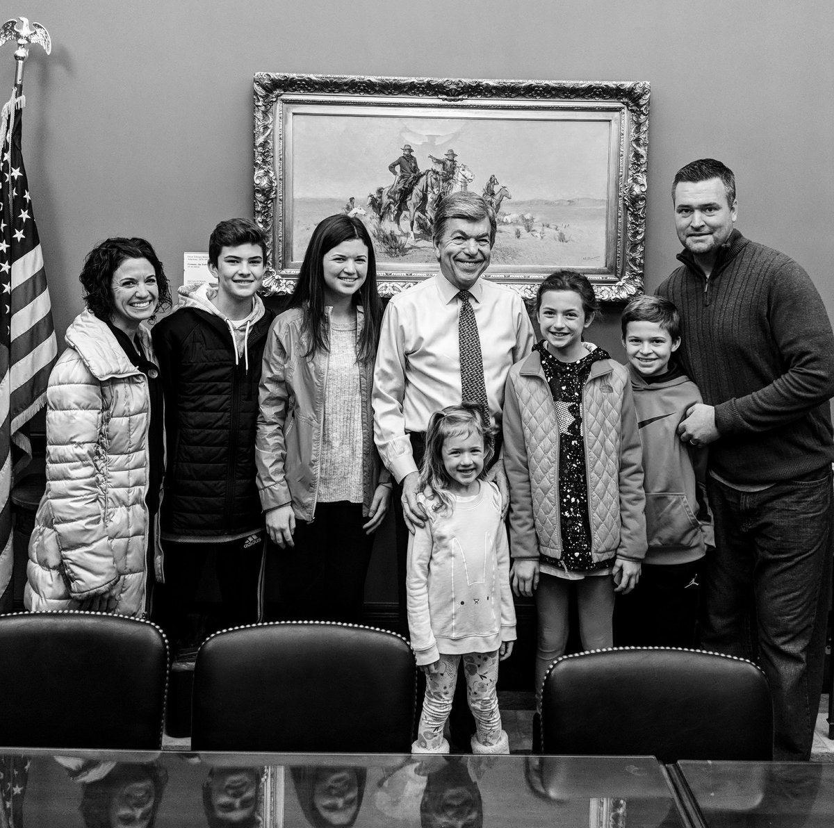 Thank you Senator @RoyBlunt for taking time to connect with a @CCLSChargers family from @fentonmo on a busy Tuesday morning in your office in D.C. #ServantLeadershipinAction