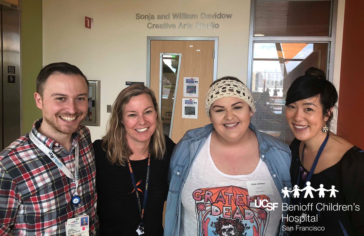 UCSFChildrens's tweet photo. RT to congratulate Clara—she's back in high school after her bone marrow transplant &amp; on track to graduate next month! 🎉 https://t.co/q1LJ5koFzh