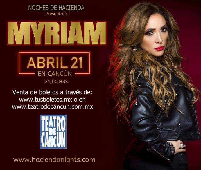 Hoy en la conferencia de prensa de una gran cantante @MyriamMonteCruz que se presentará el sábado 21 de Abril a las 21 Hrs en el @teatrodecancun No se pueden perder este gran concierto! #myriammontemayor #Cancun