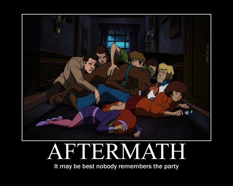 WinFamBusiness's tweet image. NEW WFB Motivational Poster in honor of #Scoobynatural! 
See more where this came from (from really Good to really Bad humor!) in our Photo Gallery! 😊👇 thewinchesterfamilybusiness.com/motivational
#Supernatural #FunBreak