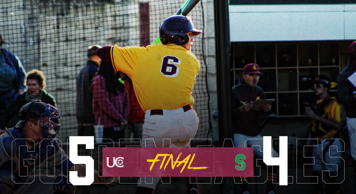 ucwv_athletics's tweet photo. BSBL | UC WINS!!! @JesseElliott_ delivers the walk-off hit through the right side.  Charleston scores 4 in the 7th to earn the comeback W.  #FlyUC https://t.co/1jgnOJOV15
