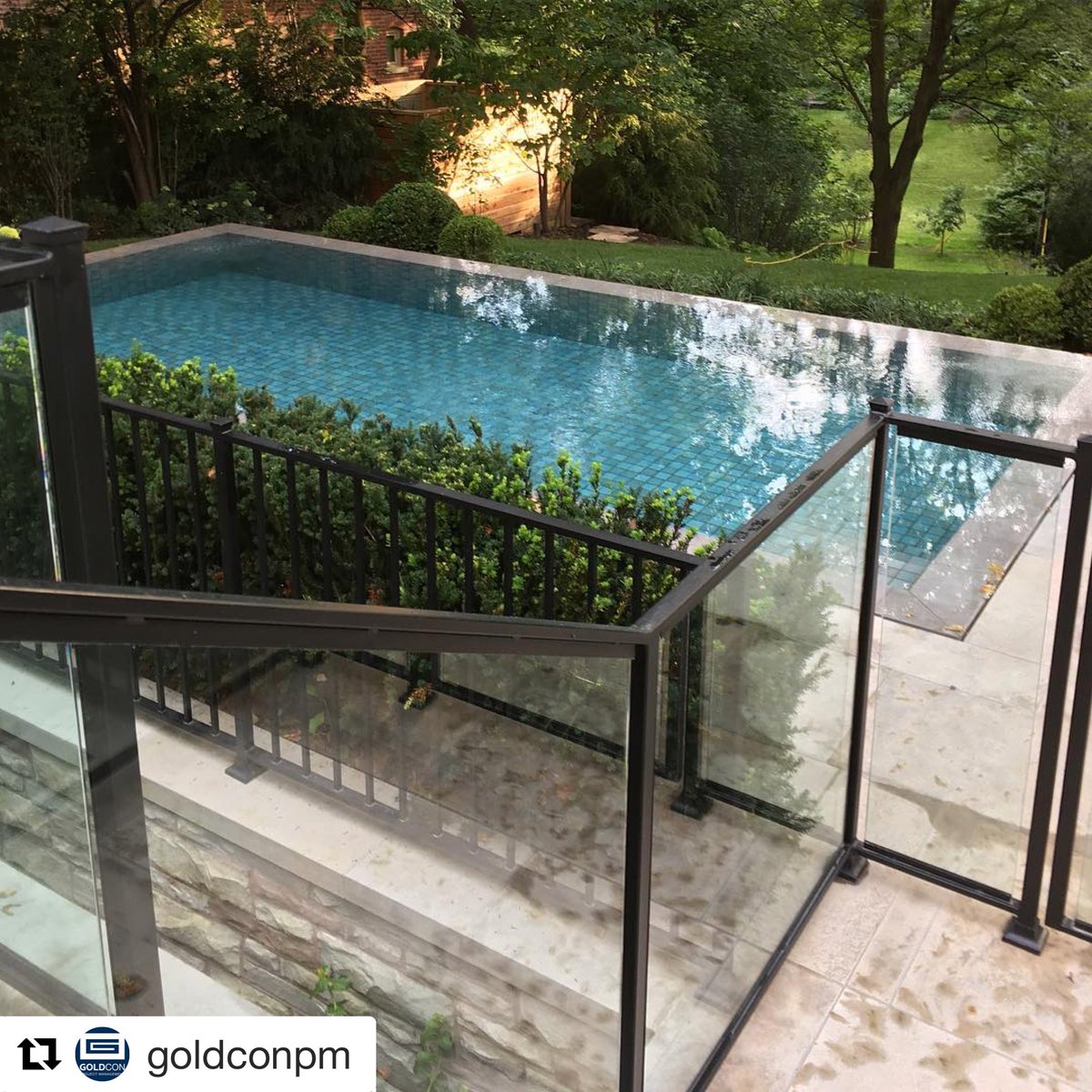 bonavistapools's tweet photo. Thanks to our friends at GoldCon Project Management for this great reminder of what Spring should look like! #negativeedgepool #torontocustompoolbuilder https://t.co/AXOFvmvc3L