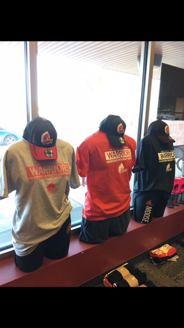 CrushedCanStore's tweet photo. Round two for the  @MJWARRIORS  - Let's get your geared up for Friday and Saturday's games! Open 11-5 Thursday, and 1-9 Friday, Saturday!!! #GoWarriors  #bundleoftees #Playoffs2018  #BringIt https://t.co/lBzFIKhd63