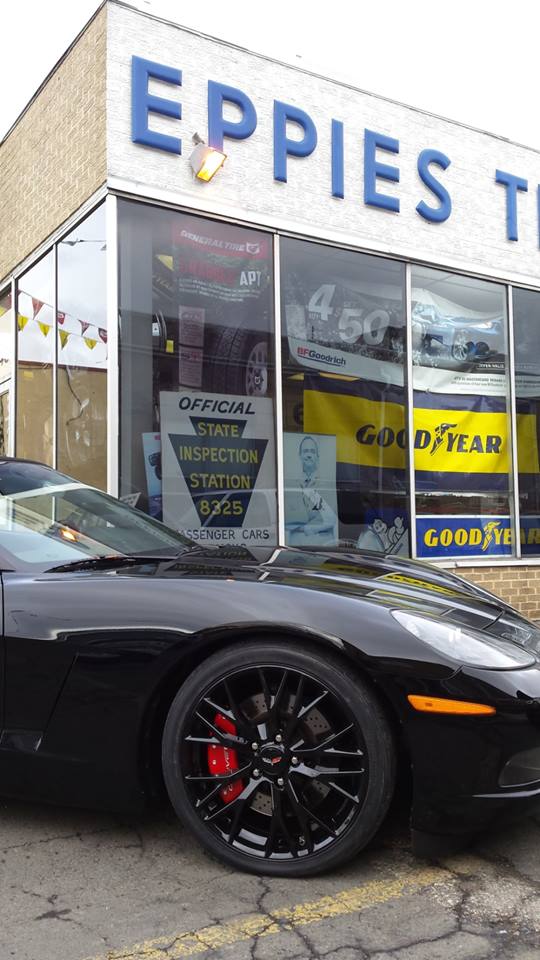 EppiesTire's tweet photo. 2008 Chevy Corvette leaving and looking new with a set of 19" + 20" Nitto Invo and C7 black wheels.
#eppies #eppiestires #nittotires #nittoinvo #corvette #chevrolet #phillywheels #philadelphia #philadelphiatires #c7 https://t.co/a6PJ5dvtpZ