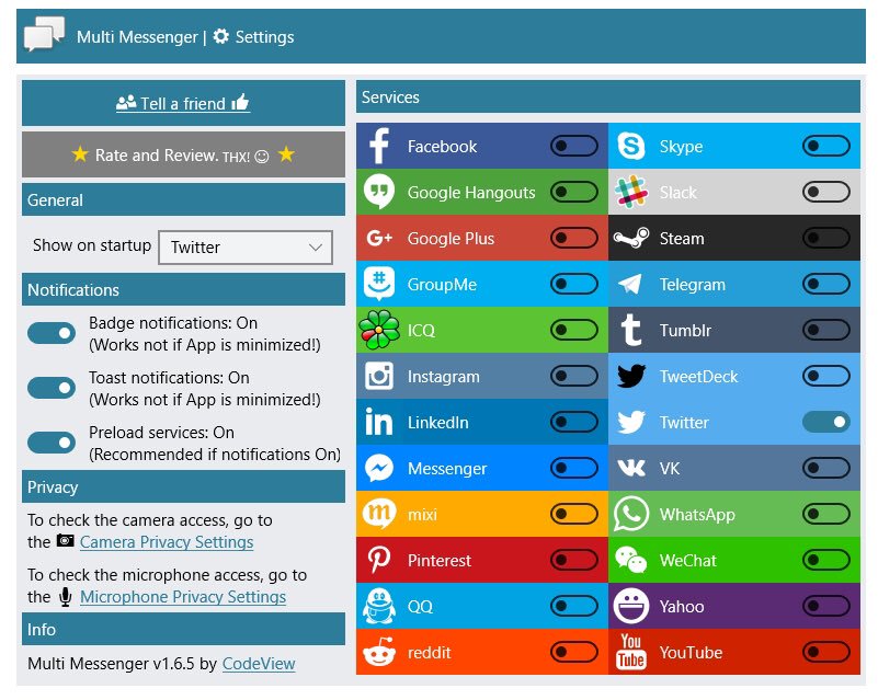 CodeView tweet media