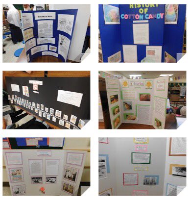 DebraZavertnik's tweet photo. We learned so much with our genius hour projects! #GrowingGreenfieldES https://t.co/XOQaYMMkjA