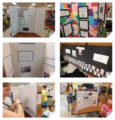 DebraZavertnik's tweet photo. We learned so much with our genius hour projects! #GrowingGreenfieldES https://t.co/XOQaYMMkjA