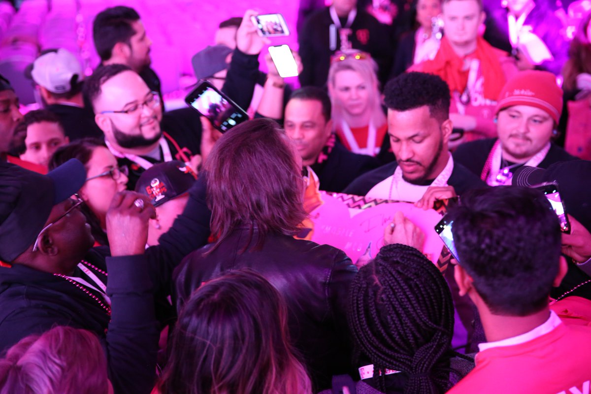 If you thought Philly’s Super Bowl parade was crazy, you should have these <a href="/TMobile/">T-Mobile</a> heroes today! Thanks for everything Philly! That’s what the #UnstoppableTour is all about! ✌🏼 #AreYouWithUs