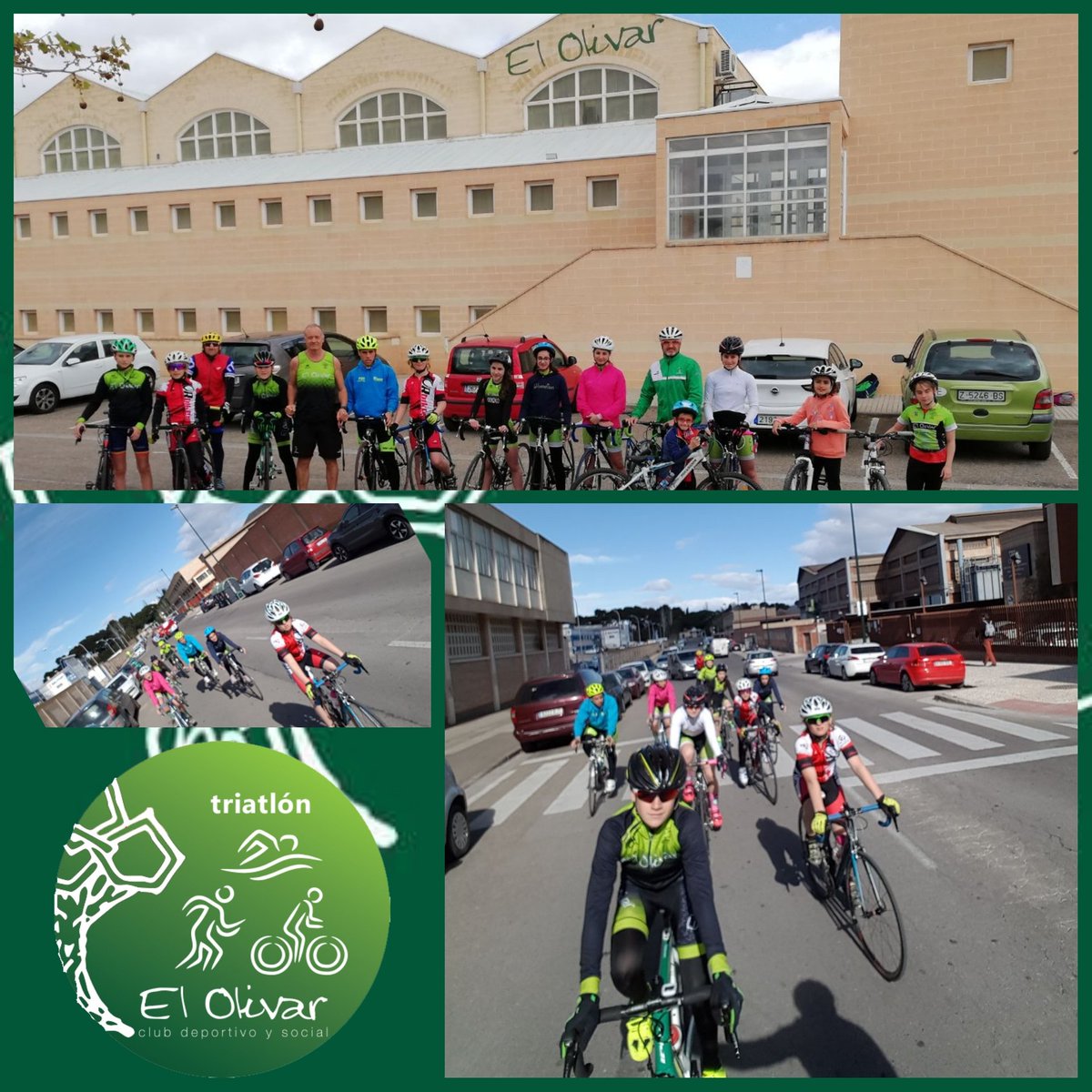 OlivarTriatlon's tweet photo. #SSanta de los más completa entrenando, aunque cambiamos a las mañanas, sesiones + completas...felices de contar con algún #noHabitual y nuestros chicos de #Valderrobres
#valorVerdeyNegro #pasionxelolivar #seguimosCreciendo https://t.co/KiLPxs9sed