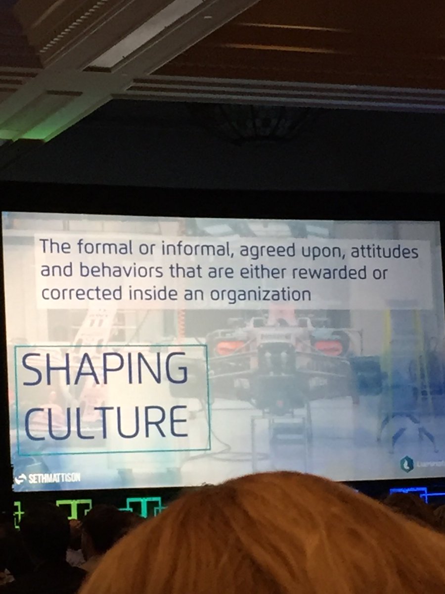 TRicketts10's tweet image. Very cool stuff at #MUFC2018 today about #culture. Thanks for sharing @sethmattison