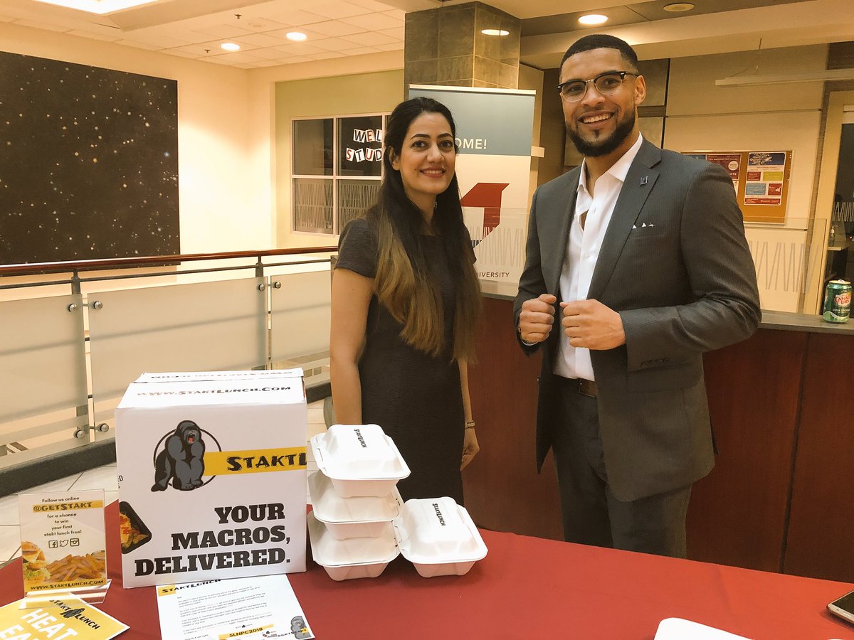 SobeySchool_SMU's tweet photo. StaktLunch up now. Best use of a gorilla 🦍 as a logo. Meal delivery for athletes. https://t.co/4QEkmh6Vx2