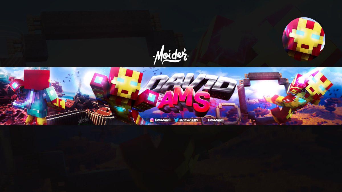 New Banner for  @Dav1dAMS  👾 🤖
SpeedArt - youtu.be/MCGSCzbkFDI 👀
Feedback, RTs and likes are very appreciated. 🙏
Shop - sellfy.com/moider 👌