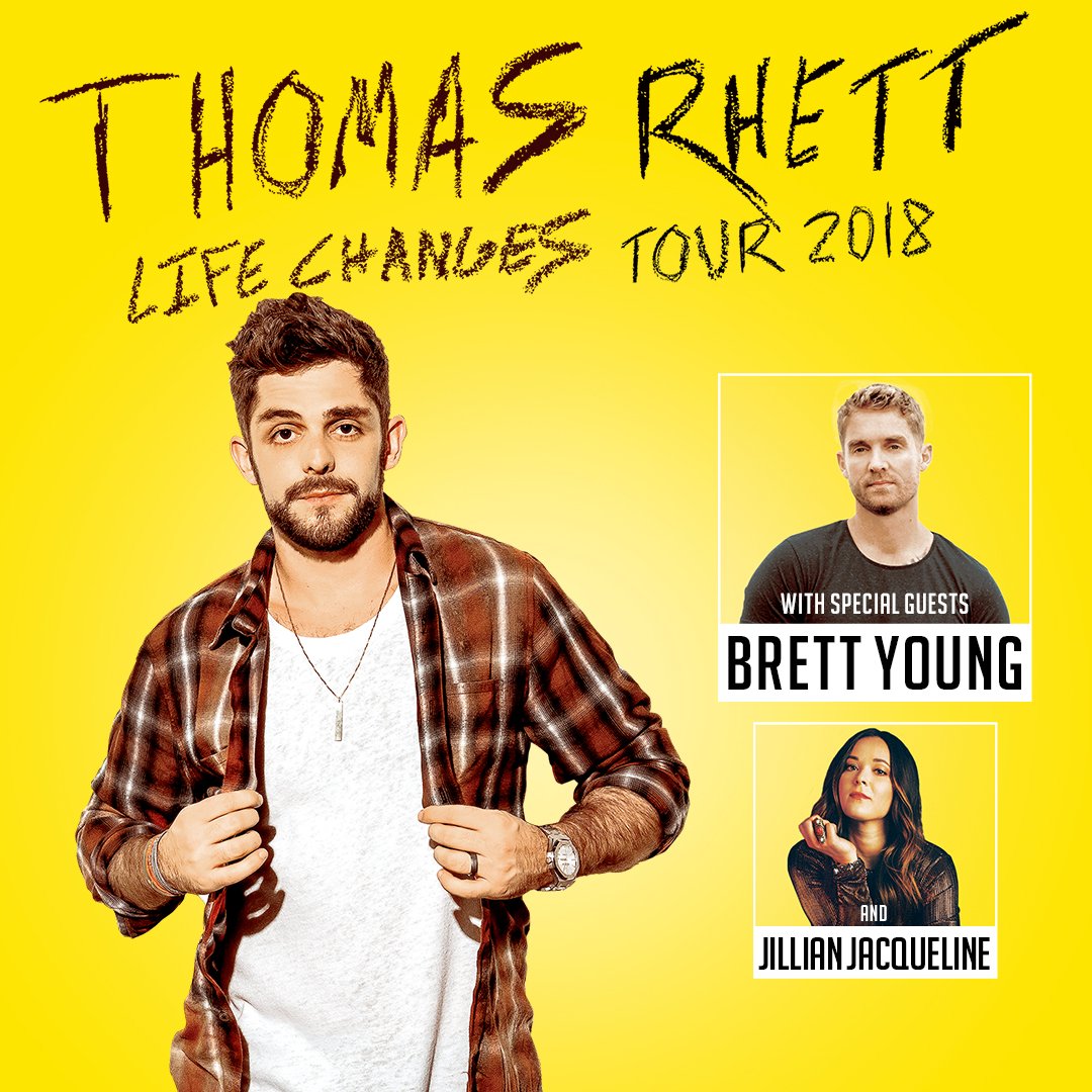 BrettYoungMusic's tweet photo. T O U R // L I F E 
#LifeChangesTour2018 starts this weekend 🎶 https://t.co/zwHaMFymFi
