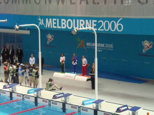 LordMcConnell's tweet photo. In 2006 @Team_Scotland @ScottishSwim led the leaderboard on the opening night in the pool. @CaitMcClatchey @davidcarry @gregortait #neverforget  good luck to everyone swimming today and tonight #GC2018 https://t.co/FvSQDn5nk1