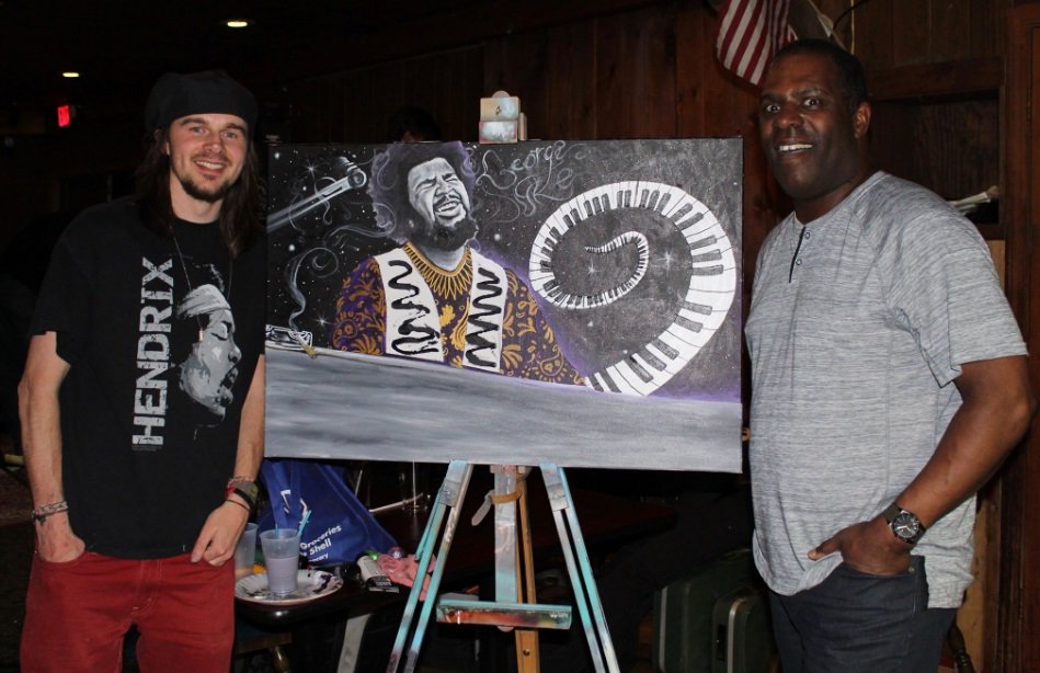 MoPleasure's tweet photo. Thank you #CoreyPane for this incredible #painting you created of my #mentor #GeorgeDuke....while we were playing the #HallyJaeggi and Friends show at #TheOldWell in #Simsbury! I will cherish it!
#MoPleasureMusic #MPM https://t.co/mSJF0lTjYk