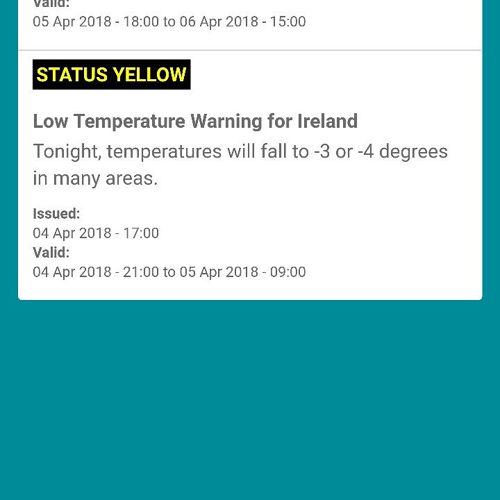 awelcomeplace's tweet photo. Cold weather warning in place for tonight with -4 and heavy frost expected. If you see someone in need please stop and ask them if they would like a cup of tea. It might just save a life. #homeless #actsofkindness #weatherwarning https://t.co/XAYCBFKxHZ
