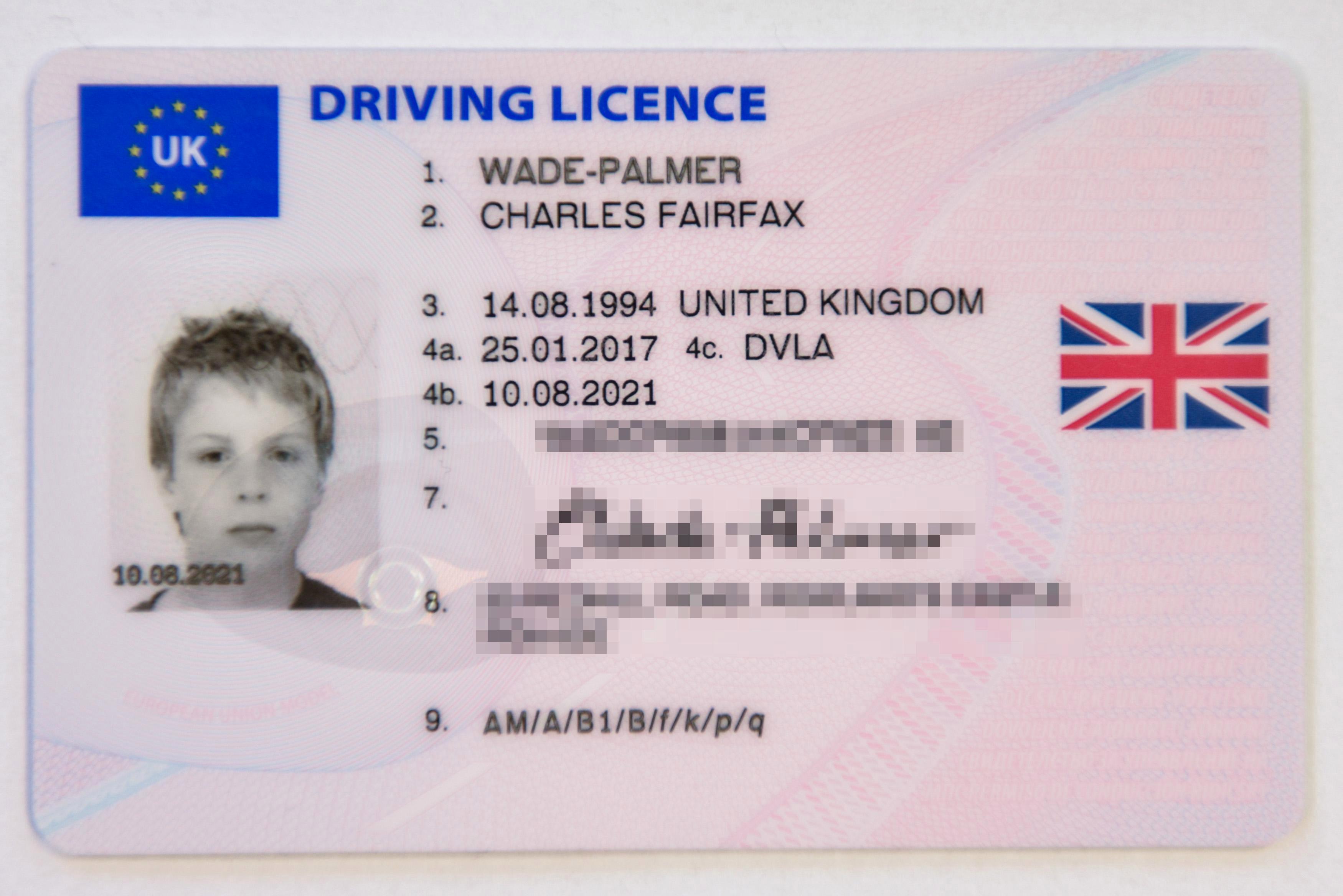 Grouse Beater on Twitter: &quot;In the UK your driver's licence is your ID, now  with Union Jack. If address and photo are not current the fine is £1,000.  If you have no