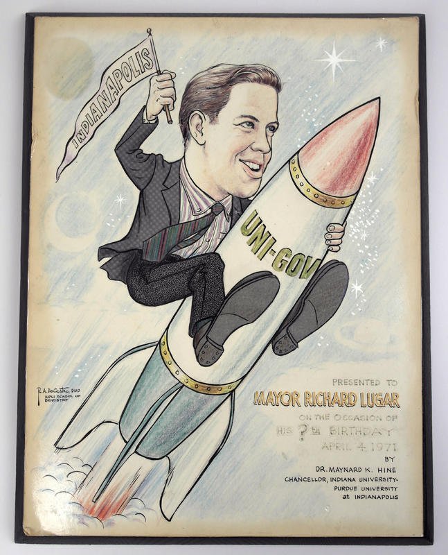 Happy 86th Birthday to a Hoosier treasure, Richard Lugar! Via the mayoral archives   