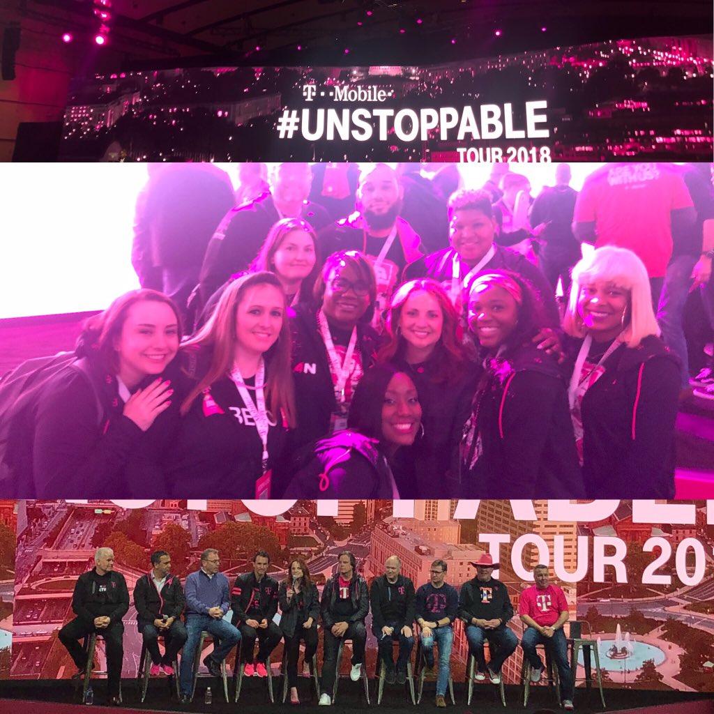 Day 1 T-Mobile #UNSTOPPABLE Tour 2018 North East is AMAZING!! @m_wan4life @ChikeriaH @RachRo03 #AugustaDomiNation #welovenyc