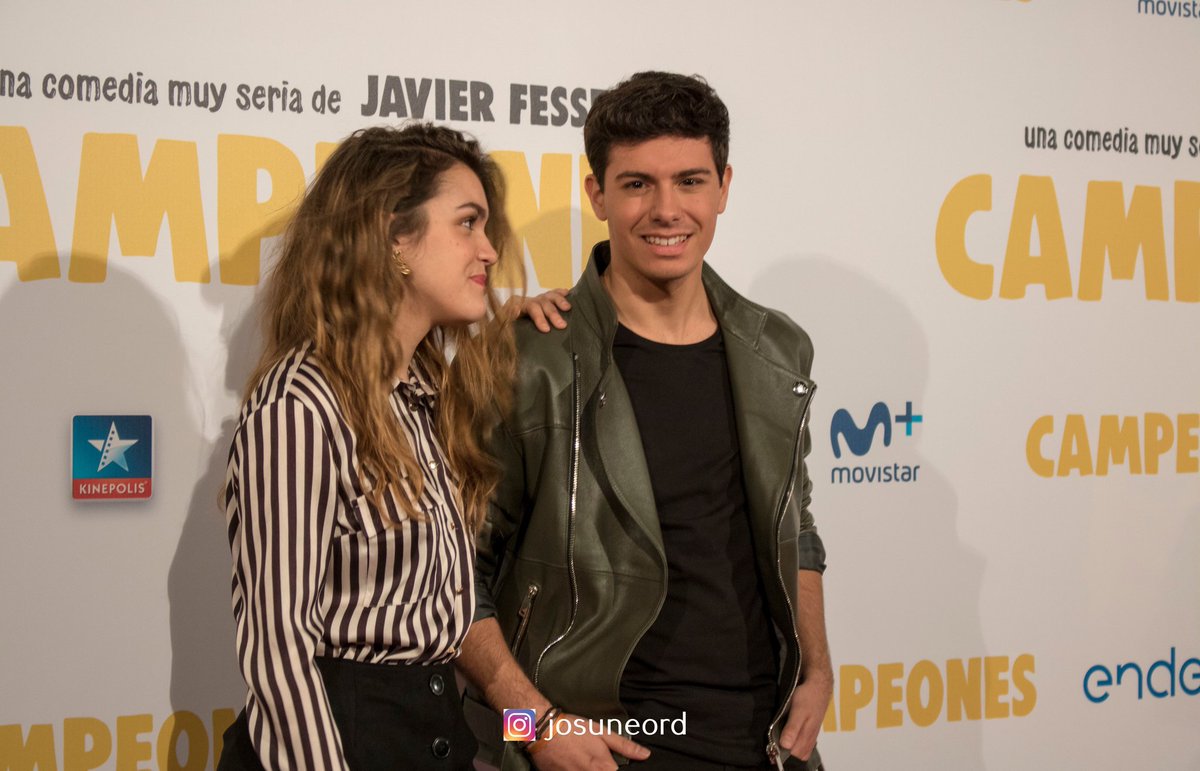 josuneord's tweet photo. @Amaia_ot2017 y @Alfred_ot2017 en la premier de Campeones para @35milimetros_es . primera parte https://t.co/vFBhfOTAVN