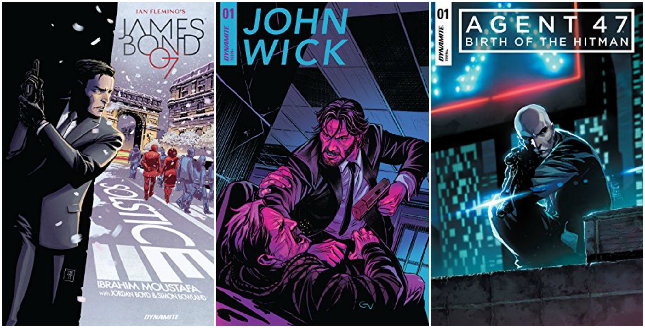 Dynamitecomics Ends Tomorrow Comixology Dynamite Firsts Ltd Bundle 44 1 S Only 9 99 Featuring Some Very Deadly Men James Bond John Wick Agent 47 Andydiggle Lucacasalanguid Benjamin Percy Raphalobosco Olmancampbell Ibrahim M