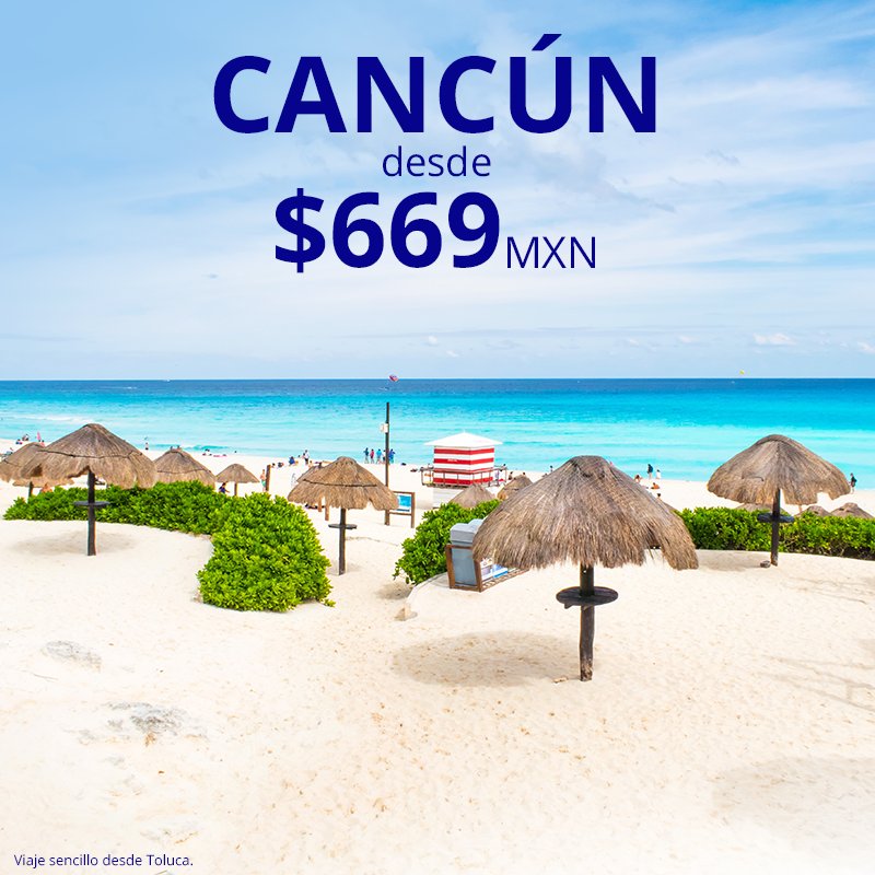 interjet's tweet photo. Sol, arena y mar esperan por ti, ¡reserva tu vuelo a increíbles precios! https://t.co/ciKSnA3gU5 https://t.co/Fna1y86D7C