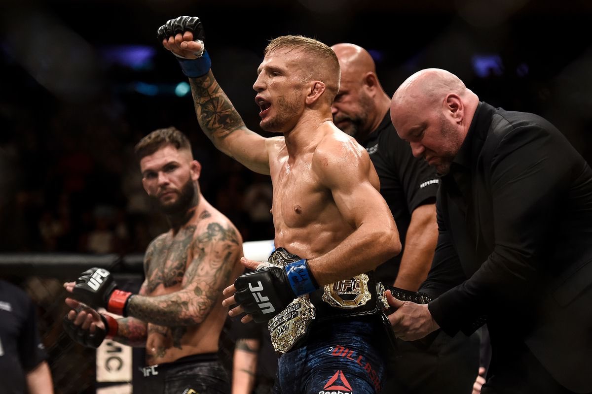 bokamotoESPN's tweet image. Dillashaw/Garbrandt 2 booked for UFC 227 on Aug. 4 at Staples Center, according to sources. es.pn/2GEfFzm
