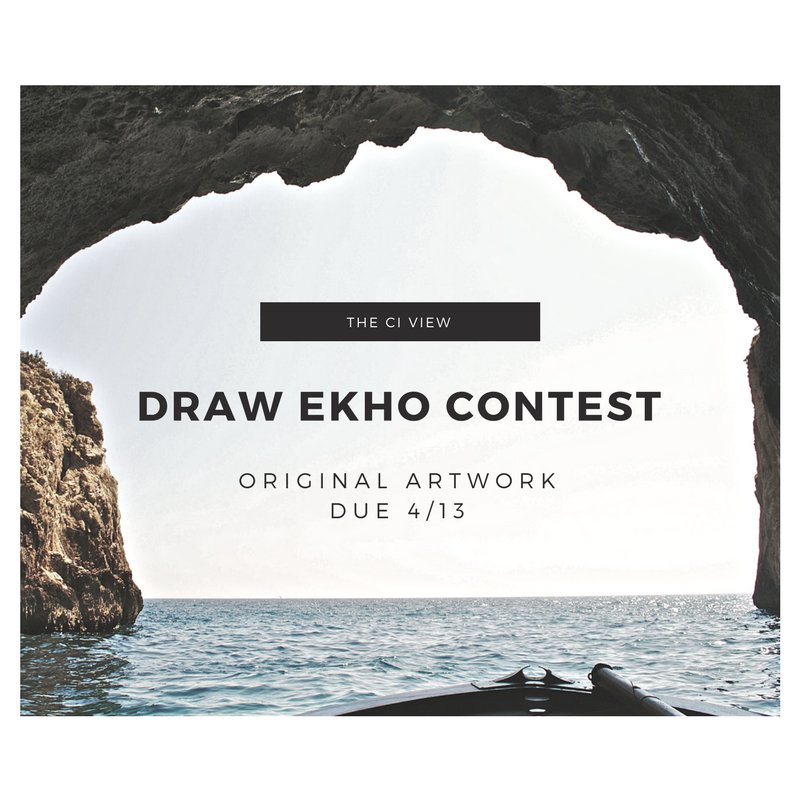 TheCIView's tweet photo. Draw Ekho contest now! This is a great opportunity to show case your artistic abilities, and exhibit school spirit. @csuci_ekho would love to see what designs you all come up with. Email your submissions to ciview.editor@csuci.edu by Friday April 13th. #csuci #ciview #drawekho https://t.co/eiBzaJlim8