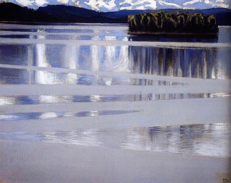 olgatuleninova's tweet image. AKSELI GALLEN-KALLELA - Lake Keitele, 1905