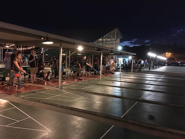 Shuffleboard players as far as you can see. Spring league has started! #keepstpeteshufflin #springleague #dtsp #stpete #shuffleboard ift.tt/2q33Ds2