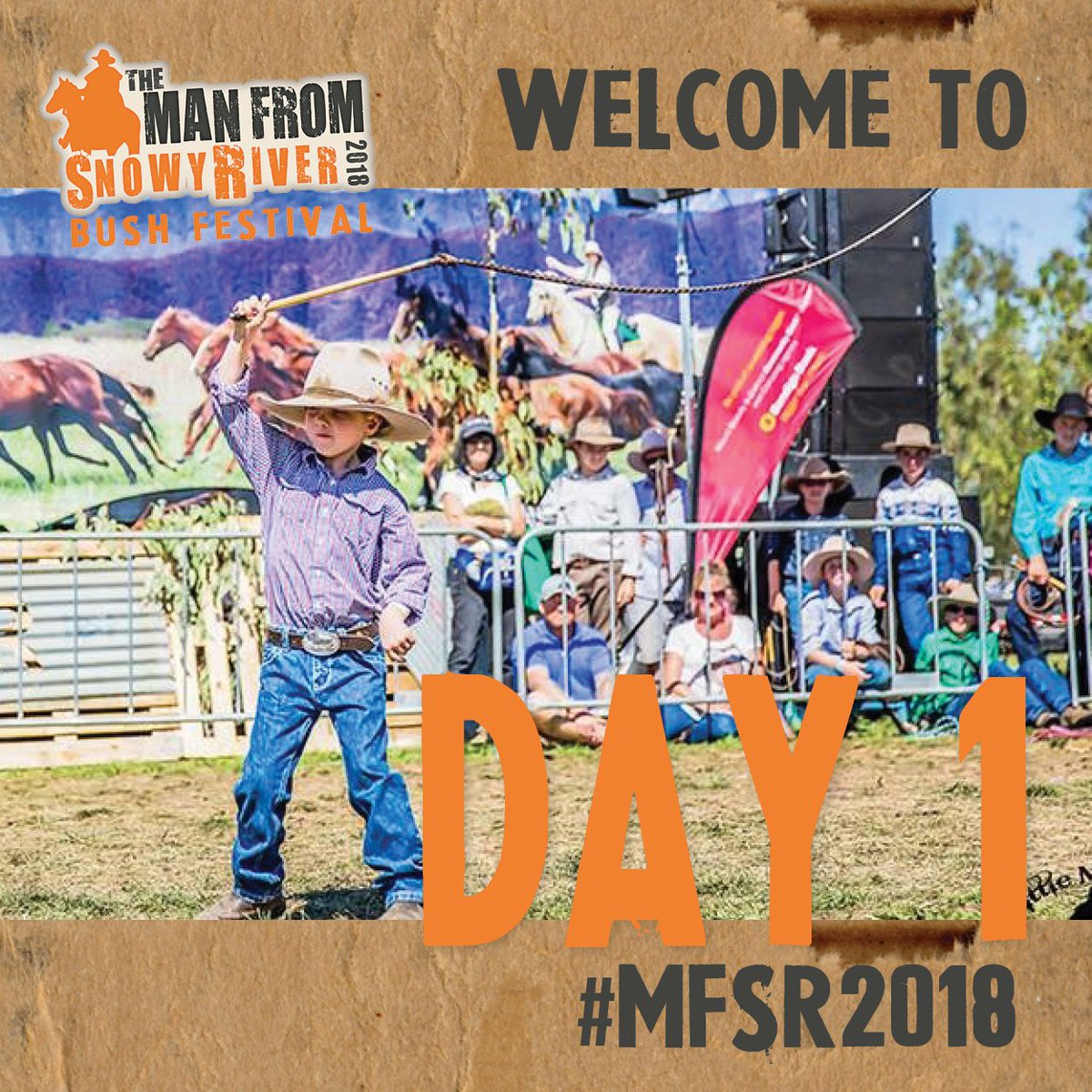 MFSR_BushFest's tweet photo. WELCOME TO DAY 1 OF #MFSR2018!! https://t.co/dncZJxiaDc