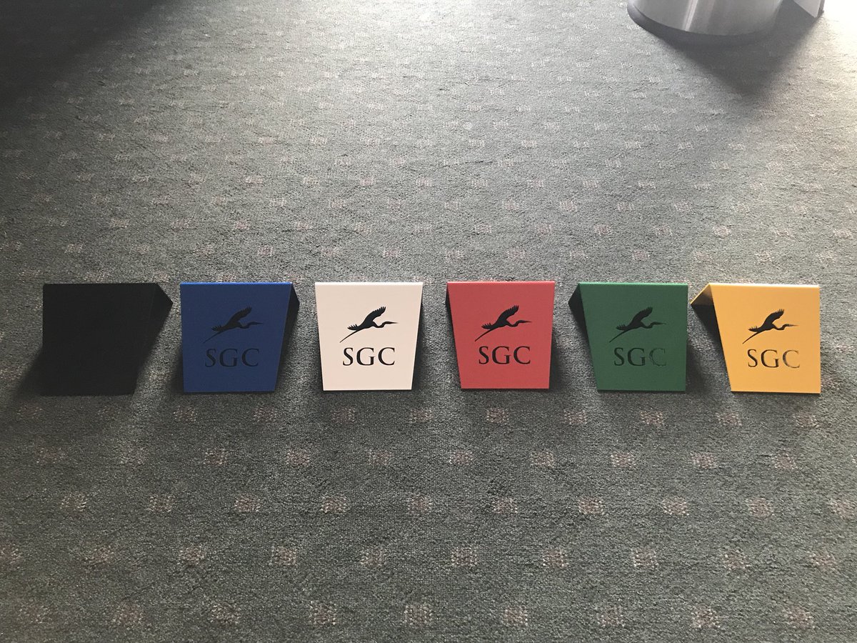 Stittsville Golf Course 2018 new tee markers. Pretty sharp. #Driverbashproof