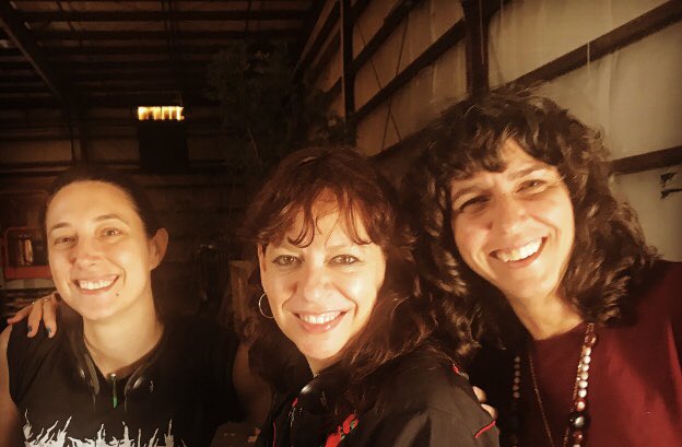 DeManeDavis's tweet photo. How’s that for a #familyphoto? #QueenSugar #Sister #Directors (L to R) @laurenwolkstein Ep 303 @shazbennett Ep 305 #MariaGovan Ep 304 #inclusivecrew #FemaleFilmmakerEveryDay (Thanks @ava) #Making @QueenSugarOWN #Season3 @OWNTV https://t.co/6fo7UrTVna