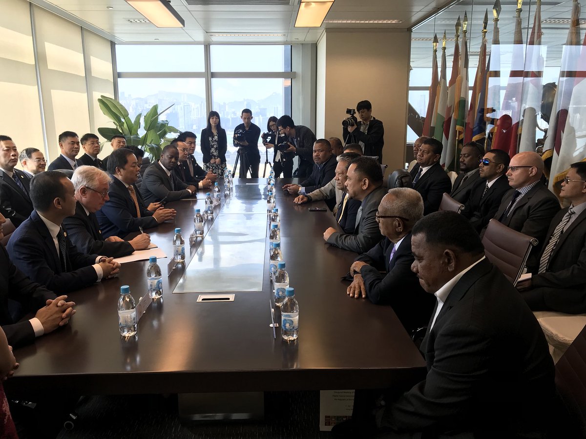 UN_WOGC's tweet photo. Productive brief meeting in Hong Kong office with Marshall island government. Can’t wait to open a new page for everyone.
#wogc #HongKong #marshall #Government #SustainableDevelopmentGoals #unsdg #wogc #UN https://t.co/r9Qo8unCdh