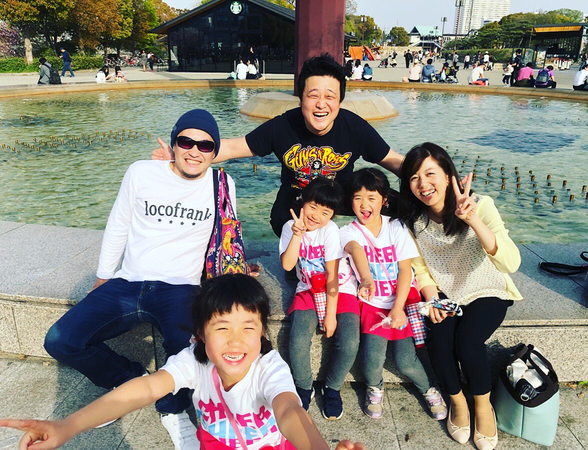 LEE YONGWON with TATSUYA(locofrank)'s FAMILY in OSAKA! Hinttoni Gawaii!!