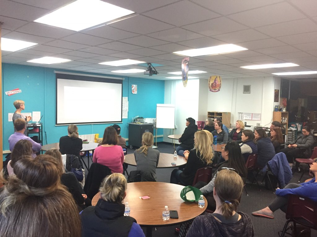 CMSPrincipals's tweet photo. #cmsvt talks proficiency based learning and reporting to interested parents @CSDAmyMinor #pbgr https://t.co/gAyCGhUloI