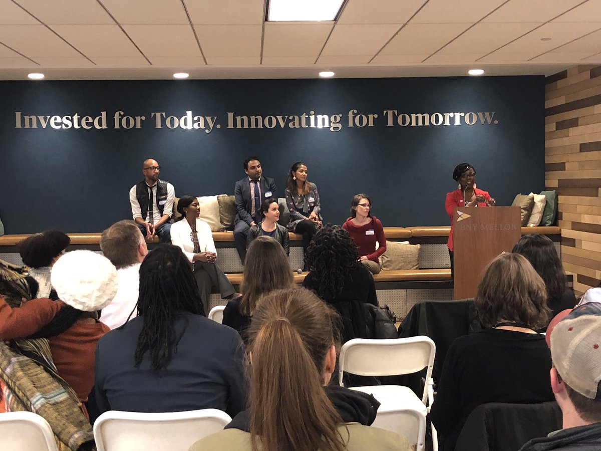 knnychn's tweet photo. This is how #WeInnovatePGH:
@billpeduto announces $20k @urapgh loans for entrepreneurs.
@trendabelle &amp; @remakelearning launch #CSforPGH, aiming for computer science edu access for all PGH students.
@EWGriffinEL convenes local leaders tackling wicked problems.
And it’s just day 1. https://t.co/gePtHRg1KW