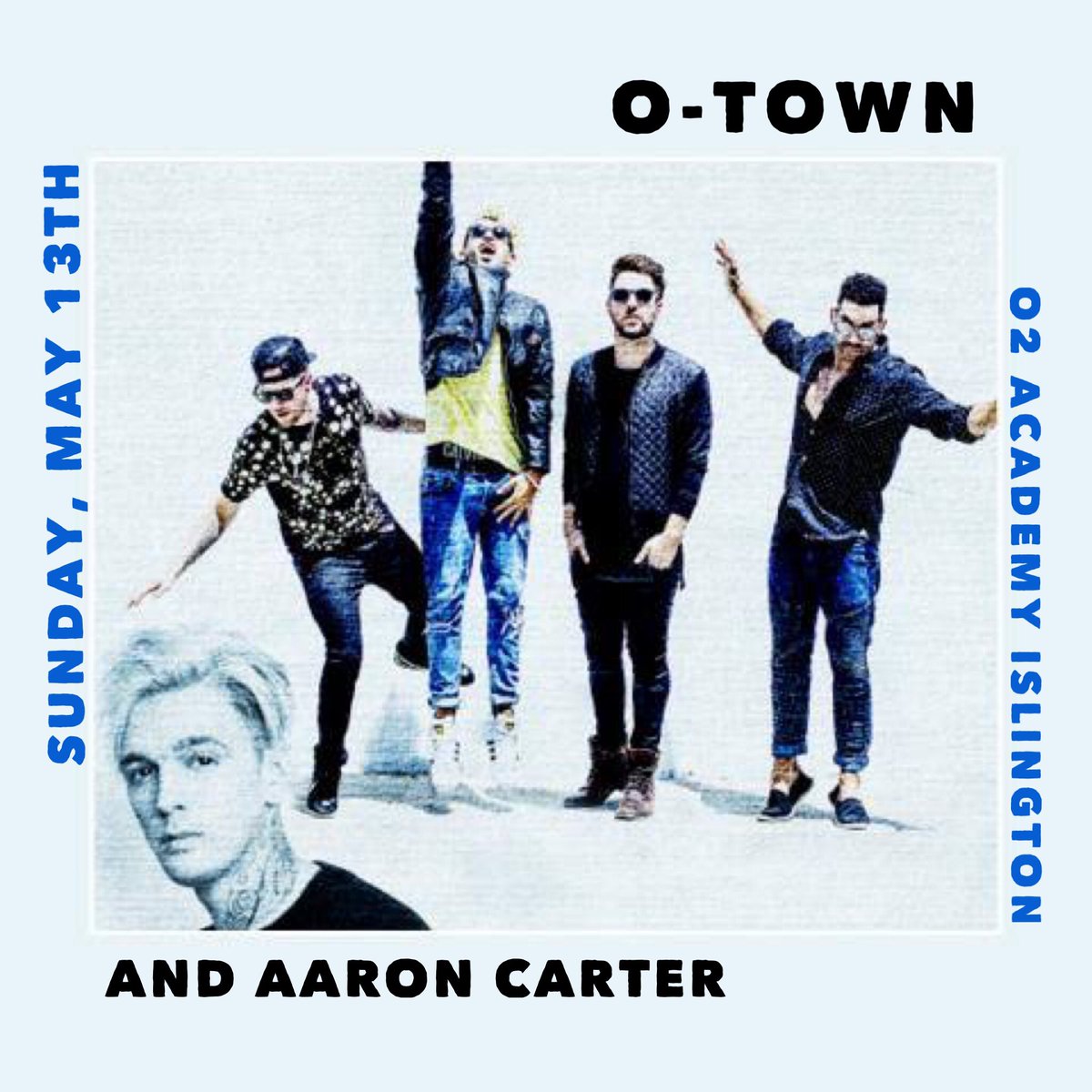 pacificrecords's tweet photo. O-Town + Aaron Carter 😍 get ready for a great show with some awesome throwbacks, #London @OTownOfficial @aaroncarter https://t.co/lRFvoVNXlJ