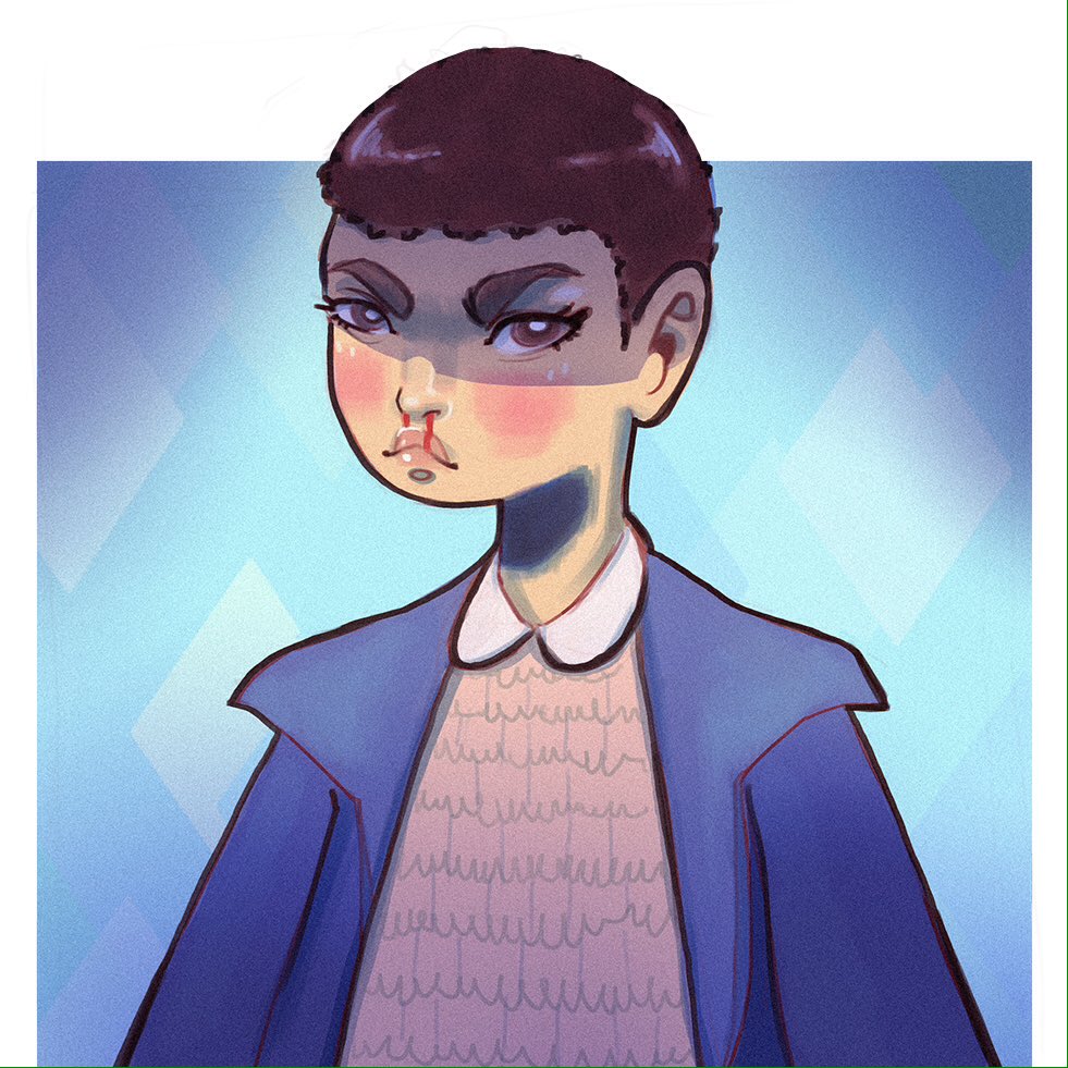 pixelationgirl's tweet photo. Really fast digital sketch of Eleven from Stranger Things just to test some brushes and play with shadows
#sketch #digitalart #digitalsketch #illustration #eleven #strangerthings #digitalpainting #photoshop #testingbrushes #practice #netflix #fanart #strangerthingsfanart https://t.co/XZnX8D3BRx