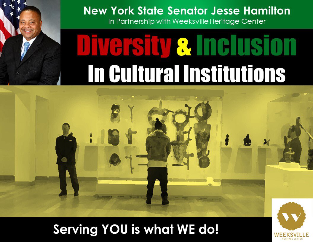 SenatorHamilton's tweet photo. We will put our perspectives into action at the Diversity & Inclusion Roundtable w/ @Weeksville @museumhue @NationalAction @CCCADI https://t.co/OyCHBmgdQ0