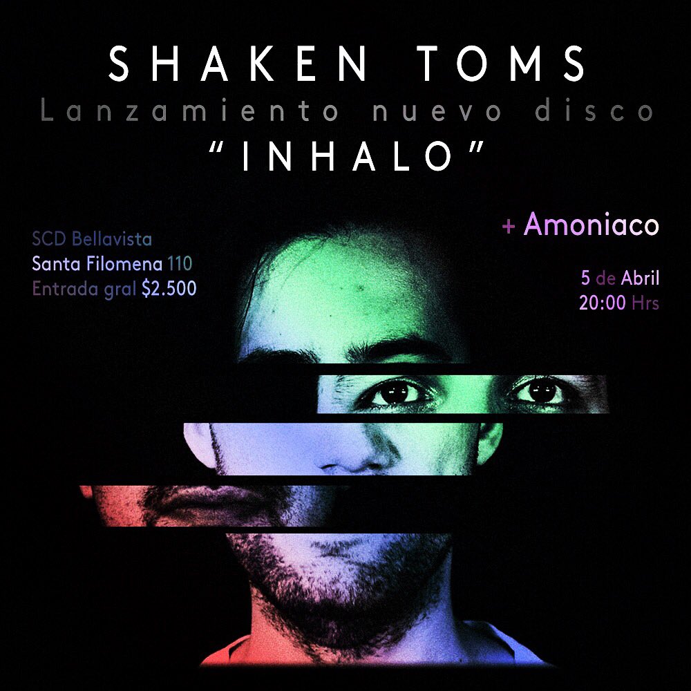 shakentoms's tweet photo. Cabros este 5 de Abril vayan a nuestro lanzamiento de INHALO #live #rock #rockchileno #musicachilena https://t.co/8jJJlpLb9x