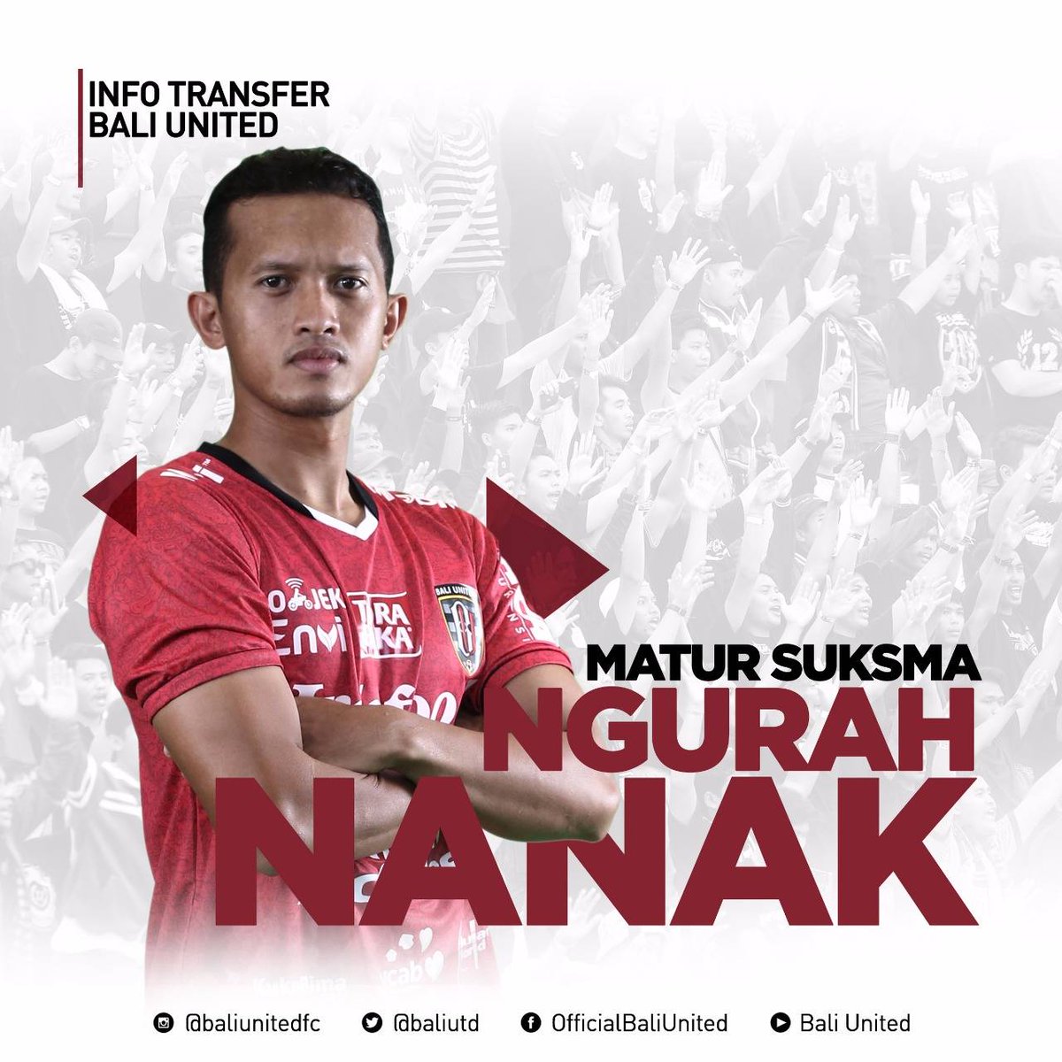 MATUR SUKSMA! Bali United Resmi Lepas Ngurah Nanak ke Semen Padang. 
baliutd.com/news/media-new…