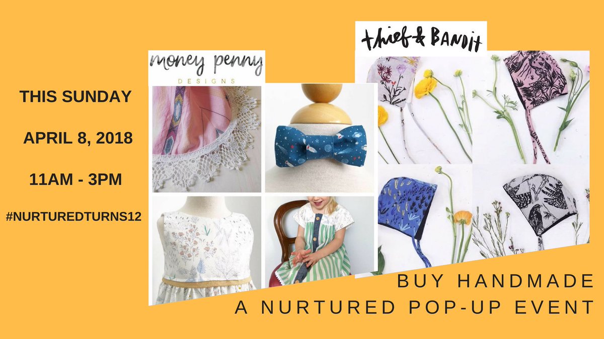 nurturedmom's tweet image. Buy local and handmade. Your weekend plans say thank you! 
Shop the pop-up Sunday, April 8th at 2543 Agricola Street #Halifax#kidsclothing #babybonnet #springandsummer #nurturedturns12 

facebook.com/events/1998171…