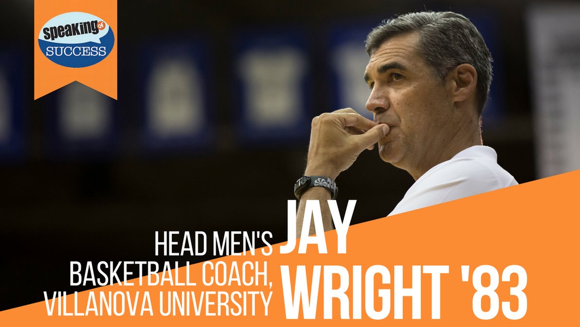 Good luck to <a href="/VUCoachJWright/">Jay Wright</a> '83 tonight as <a href="/NovaMBB/">Villanova MBB</a> plays for the National Championship. Here, Jay Wright explains how his time and education at #Bucknell set him up for future success. ow.ly/UrkH30iXWKV