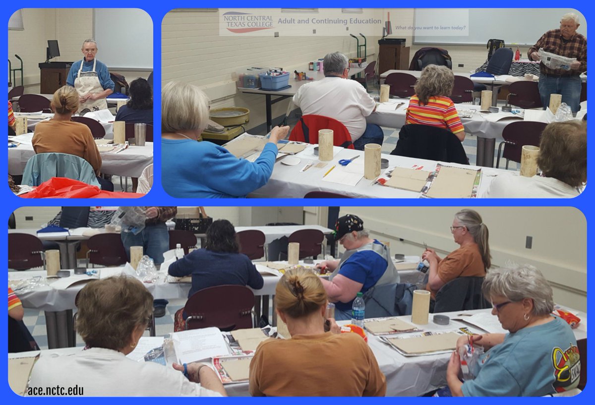 NCTC_ACE's tweet photo. PrimeTimers enjoy today's reliquary class!
#ACE #NCTC #primetimers #62plus #communityeducation https://t.co/8rnuvZT7Ym
